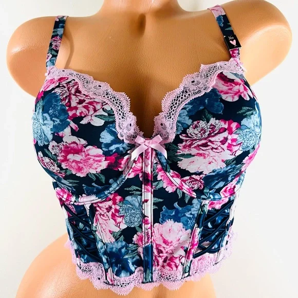 36D Victoria’s Secret Dream Angels Lined Demi Bra Top Corset - Picture 5 of 12